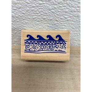 2000 Stampabilities Aussie Ocean Wood Mounted Rubber Stamp